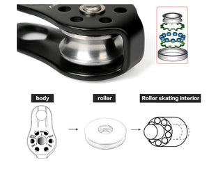 Climbing Pulley Fixed Side plate Gear